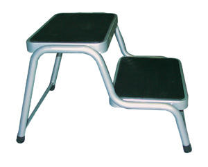 Carbest gradino doppio in acciaio - altezza 38cm