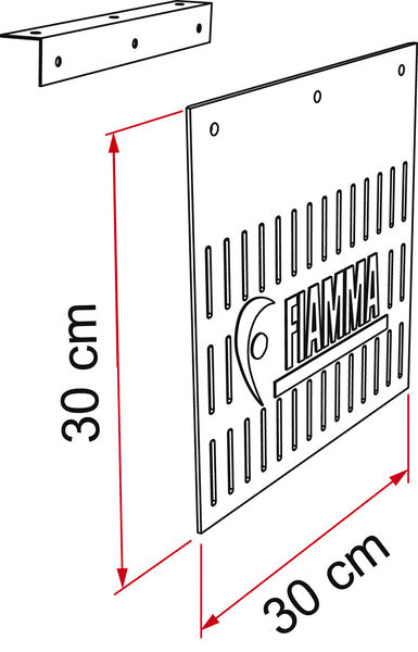 Fiamma Schmutzfänger f.Duc.Reisemobile hinten 2 Stück