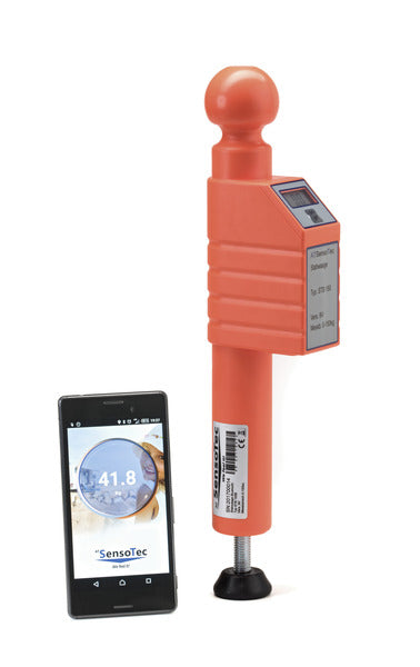 Carbest STB 150 - Bilancia digitale verticale con Bluetooth - arancione