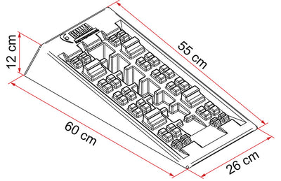 Fiamma Level-System Jumbo - XXL Auffahrkeile