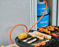 Tuyau de gaz supplémentaire NomadiQ - 1,5 m de long pour bouteille de gaz camping-car