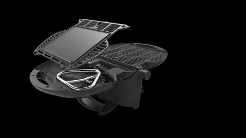 Grille de cuisson fermée en aluminium, 27x35x1cm, 500 gr.