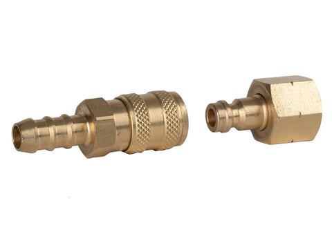 Raccord enfichable 30 mbar - 1 x raccord mâle, 1 x raccord femelle