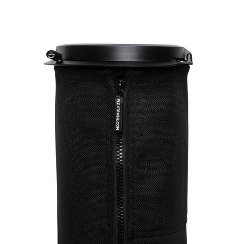 Poubelle Flextrash, 9L, noire, matériau biodégradable