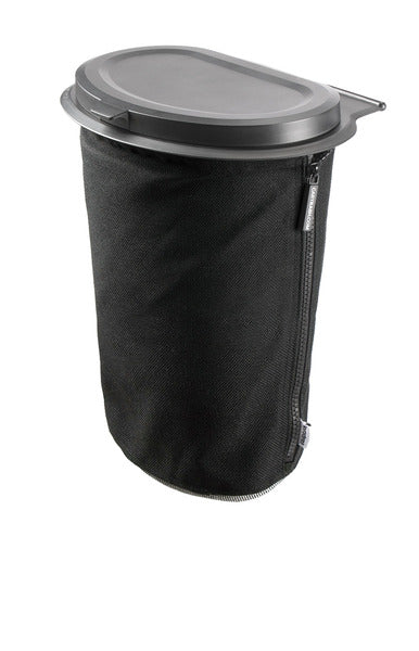 Flextrash Mülleimer, 9L, schwarz, biologisch abbaubares Material