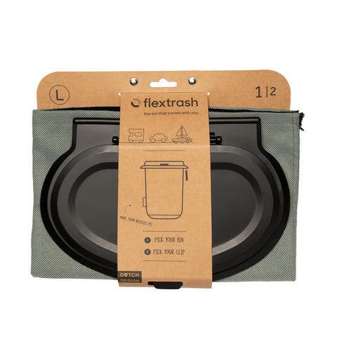 Poubelle Flextrash Ocean Green - 9 litres