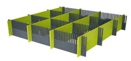 Guide per cassetti Purvario, confezione da 8 - lime/antracite