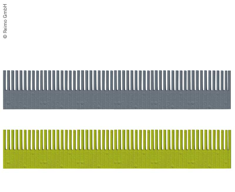 Purvario Schubladenleisten 8er-Pack - lime/anthrazit