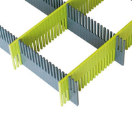 Guide per cassetti Purvario, confezione da 8 - lime/antracite