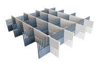 Glissières de tiroir, pack de 8, Purvario