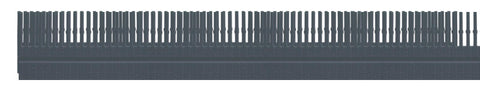 Lot de 8 bandes de tiroir Purvario - gris clair/anthracite