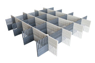 Glissières de tiroir, pack de 8, Purvario