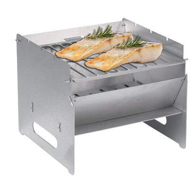 CAMP4 Edelstahl Faltgrill 250x250x220 mm