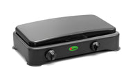 Parker 2-flammiger Gaskocher Graphite – 30 mbar, 7 kW, mit Zündsicherung, für Innenbereich geeignet