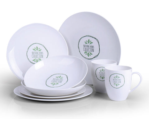 Stoviglie Camp4 PLA NATURE - 8 pezzi e per 2 persone