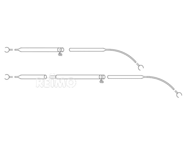 Spannstange/Dachauflagenstange Stahl 210-255cm, 3-teilig