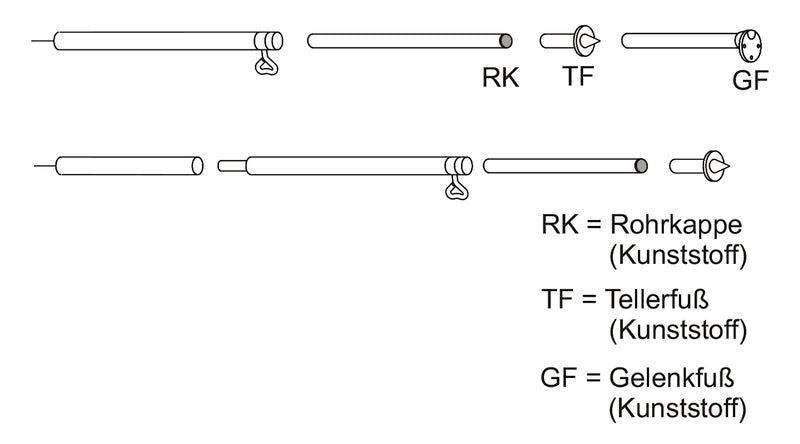 Aufstellstg. Alu 1,65-2,6