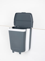 Poubelle pliable Camp4 avec couvercle suspendu 8 litres