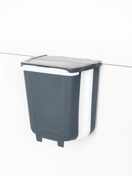 Poubelle pliable Camp4 avec couvercle suspendu 8 litres