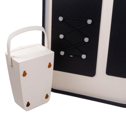 poubelle amovible, couleur crème