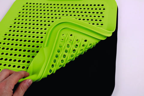 Tappetino per piatti in silicone Camp4 38x36cm - 2 pezzi