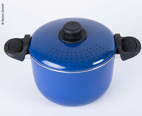 Batterie de cuisine de camping en aluminium Camp4 avec revêtement antiadhésif - 9 pièces
