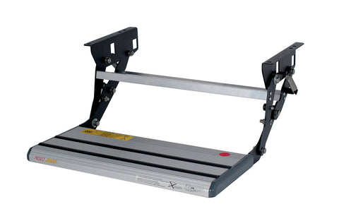 Gradino manuale in alluminio con gomma antiscivolo