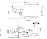 Gradino manuale largo 70 cm