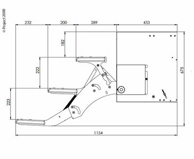 Serie Z elektrische Doppeltrittstufe 480 mm 12 V - für große Reisemobile