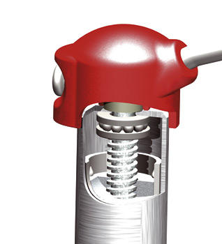Ruota di supporto 230 x 80 - cerchi in acciaio - pneumatici in gomma - con indicatore di carico di supporto