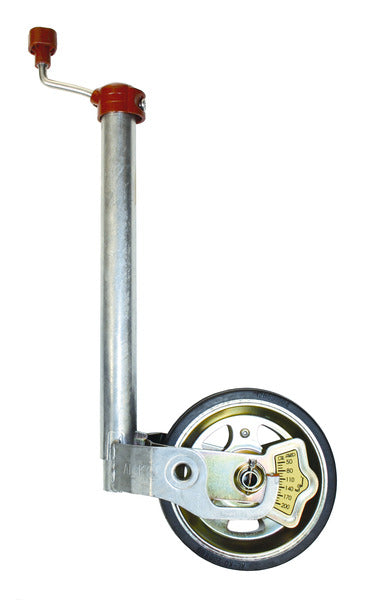Ruota di supporto 230 x 80 - cerchi in acciaio - pneumatici in gomma - con indicatore di carico di supporto