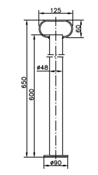 Stützrohr RSR 48-600mm