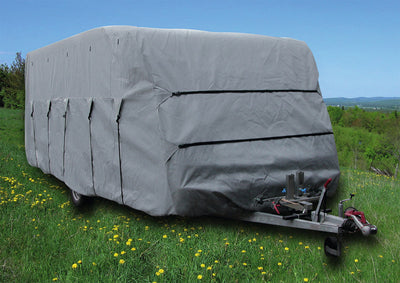 Wohnwagen Schutzhülle 520x230x220cm, grau