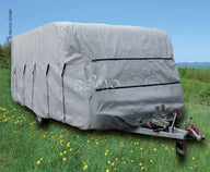 Housse de protection pour caravane 640x230x220 cm, gris