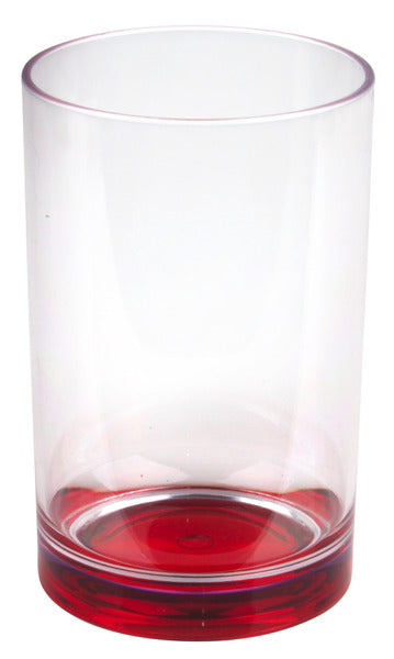 Verres en plastique Camp4 avec fond coloré - jaune + rouge