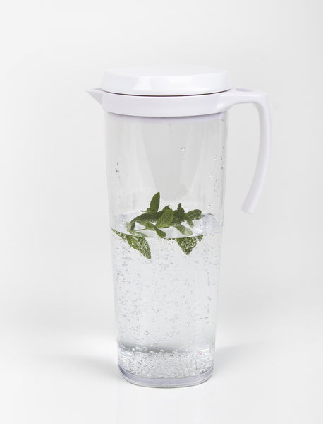 Pichet avec couvercle à vis et 4 verres 0,25l