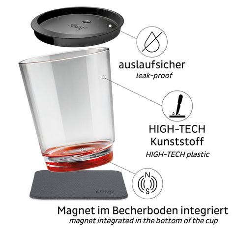 Tazza magnetica SILWY MULTICOLORE