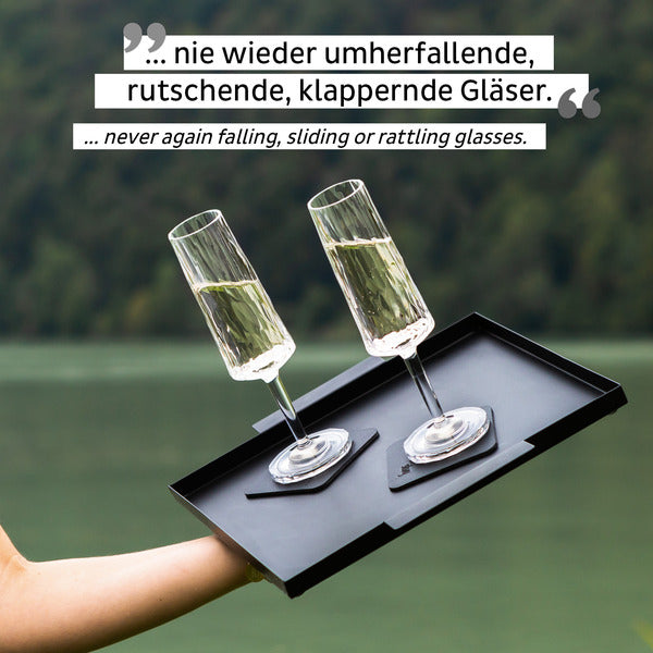 Magnet-Kunststoffgläser SEKT 0,15 l - 2er Set