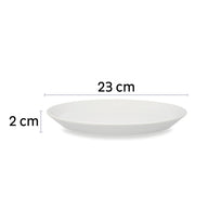 2 assiettes magnétiques en porcelaine 