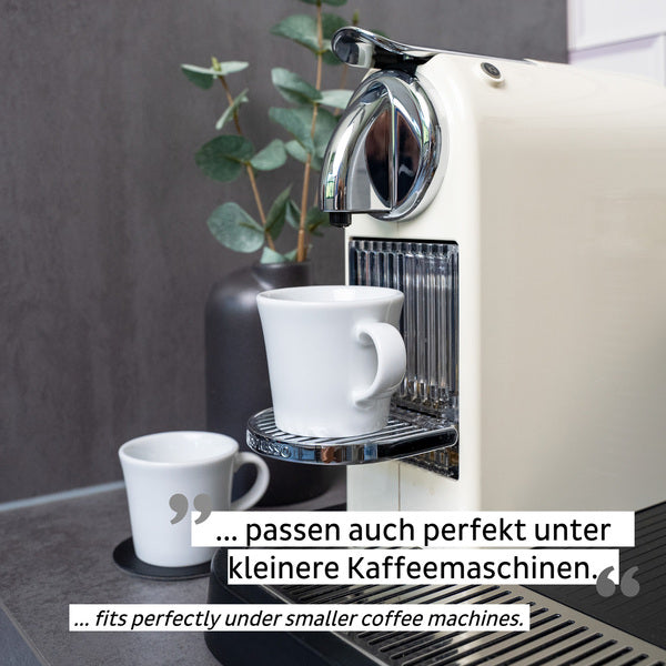 Porzellan Magnet-Espresso-Tassen - 2er Set