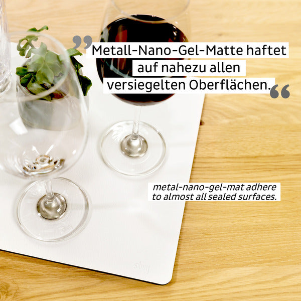 Metall-Nano-Gel-Matte - Weiß