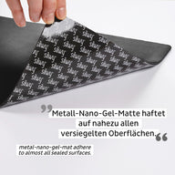 Tappetino in gel nano metallico - Nero