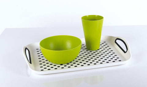 Scolapiatti in silicone - Bianco/Nero