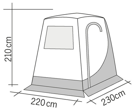 Tenda posteriore "Update Vito Premium" per Mercedes Vito dall'anno modello 2015