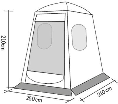 Heckzelt UPGRADE DOME PREMIUM