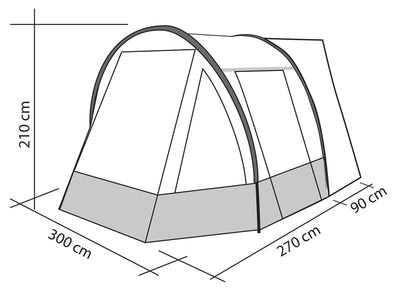 RE-TENT Bus-Vorzelt TOUR EASY