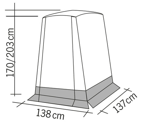Tenda posteriore Vertic per VW Caddy