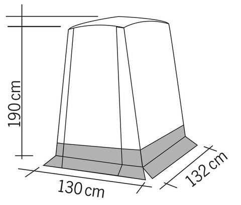 Tenda posteriore VERTIC per mini camper