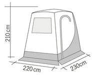 Heckzelt TRAPEZ PREMIUM für Renault Trafic, Opel Vivaro, Fiat Talento, Nissan NV300 und Primastar