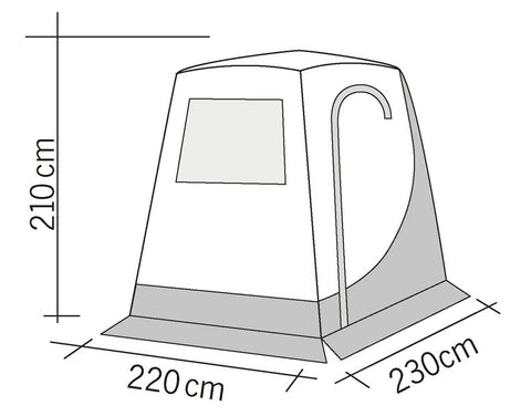 Tenda posteriore "TRAPEZ PREMIUM" per Renault Trafic